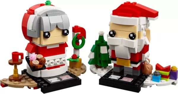 LEGO 40274 BrickHeadz Herr und Frau Weihnachtsmann. – Bild 5