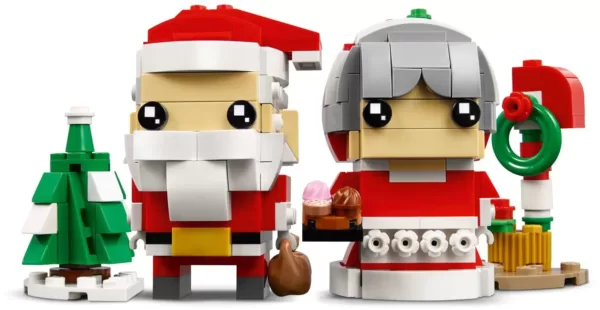 LEGO 40274 BrickHeadz Herr und Frau Weihnachtsmann. – Bild 3