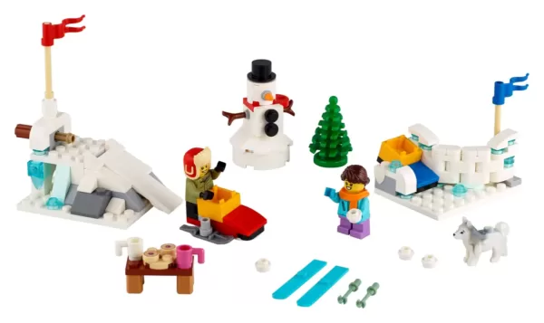 LEGO 40424 Iconic Schneeballschlacht. – Bild 3