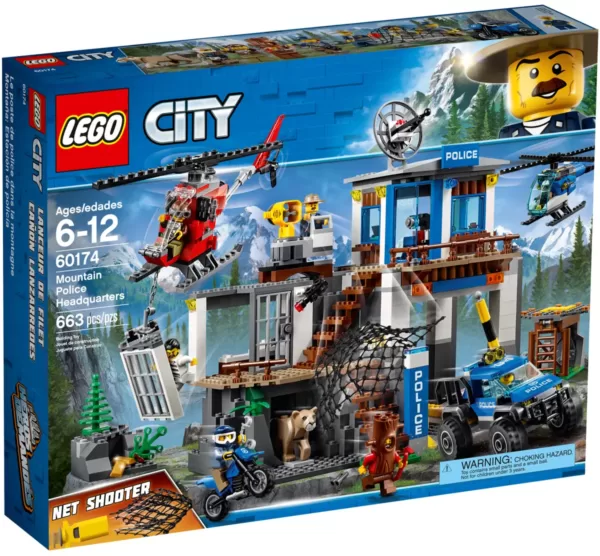 LEGO 60174 City Police Hauptquartier der Bergpolizei.