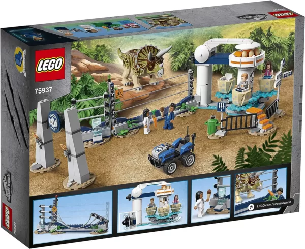 LEGO 75937 Jurassic World Zorn des Triceratops. – Bild 3