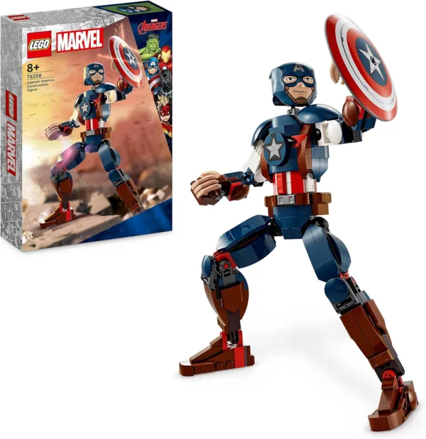 LEGO 76258 Captain America Baufigur.