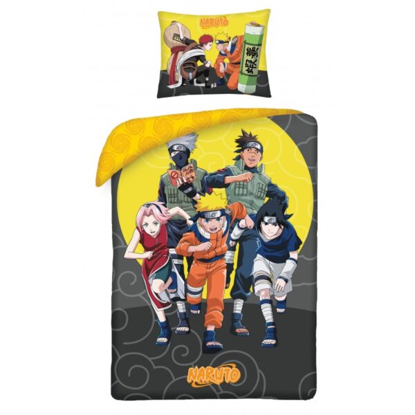 Naruto-Team Bettwäsche-Set – Schlafenszeit mit Ninja-Flair.