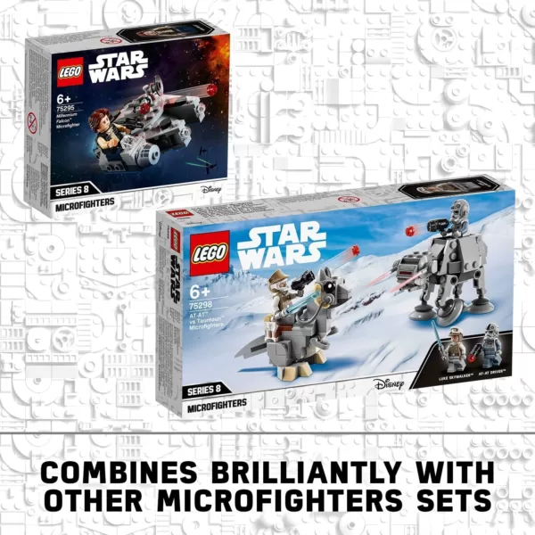 LEGO 75298 Star Wars at-at vs. Tauntaun Microfighters Bauset mit Luke Skywalker und at-at Pilot Minifiguren – Bild 12