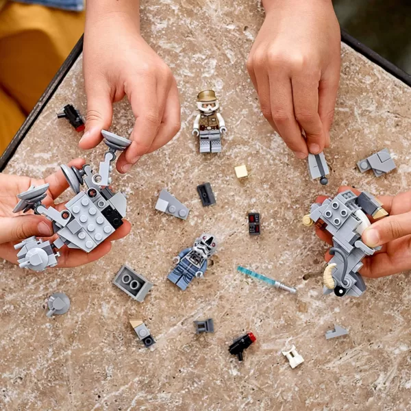 LEGO 75298 Star Wars at-at vs. Tauntaun Microfighters Bauset mit Luke Skywalker und at-at Pilot Minifiguren – Bild 14