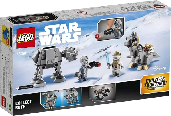 LEGO 75298 Star Wars at-at vs. Tauntaun Microfighters Bauset mit Luke Skywalker und at-at Pilot Minifiguren – Bild 17