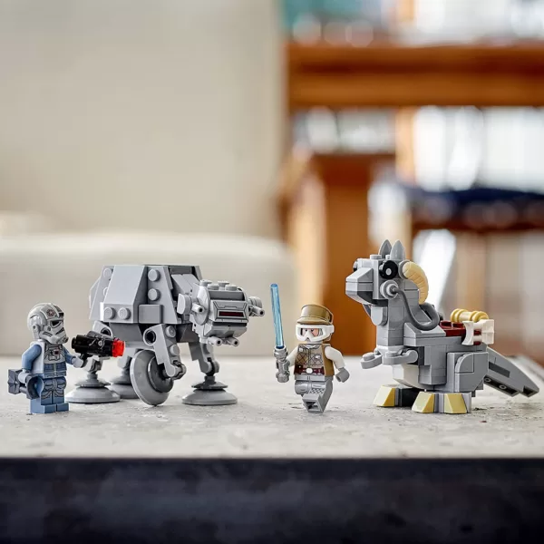 LEGO 75298 Star Wars at-at vs. Tauntaun Microfighters Bauset mit Luke Skywalker und at-at Pilot Minifiguren – Bild 19