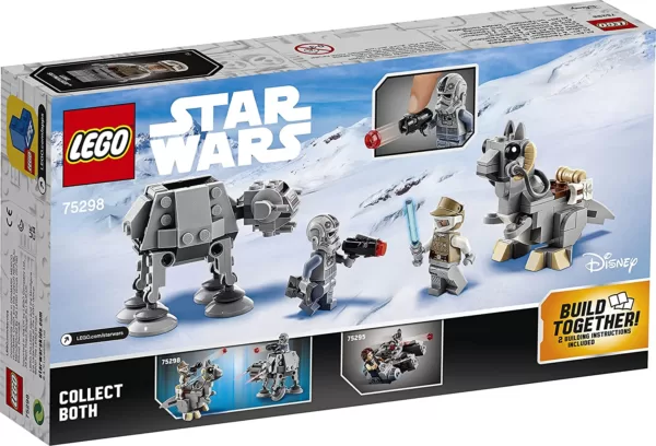 LEGO 75298 Star Wars at-at vs. Tauntaun Microfighters Bauset mit Luke Skywalker und at-at Pilot Minifiguren – Bild 20