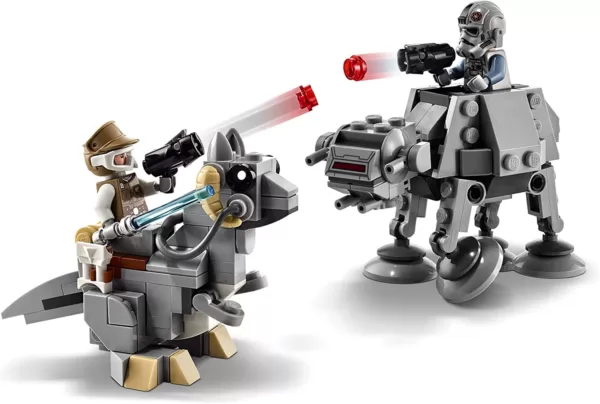 LEGO 75298 Star Wars at-at vs. Tauntaun Microfighters Bauset mit Luke Skywalker und at-at Pilot Minifiguren – Bild 3