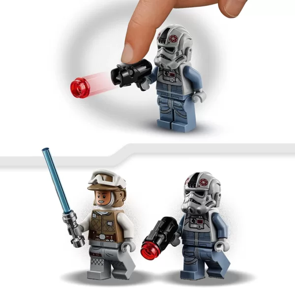 LEGO 75298 Star Wars at-at vs. Tauntaun Microfighters Bauset mit Luke Skywalker und at-at Pilot Minifiguren – Bild 4