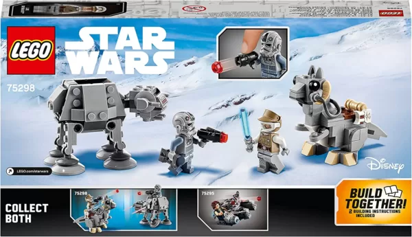 LEGO 75298 Star Wars at-at vs. Tauntaun Microfighters Bauset mit Luke Skywalker und at-at Pilot Minifiguren – Bild 8