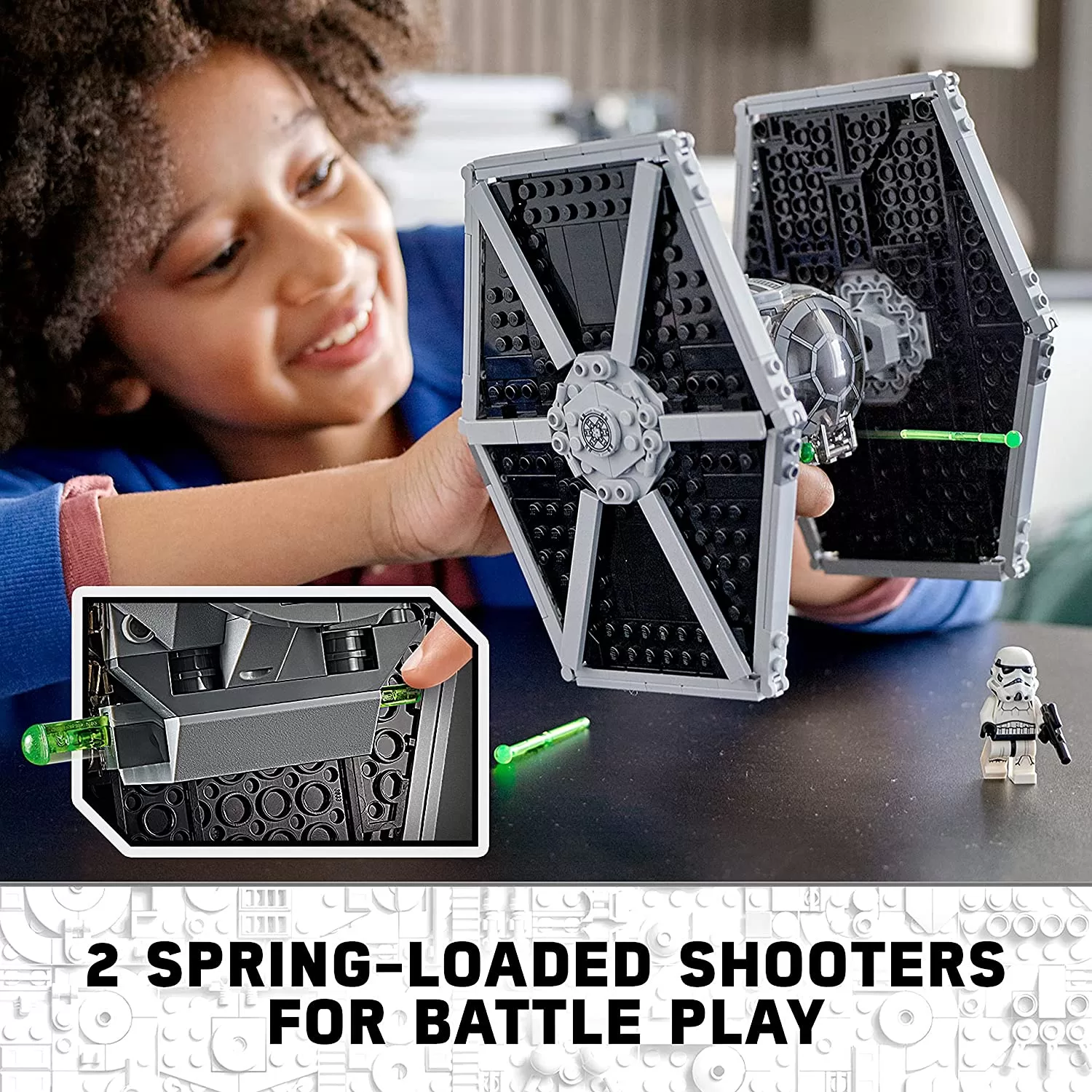 LEGO 75300 Star Wars Imperial TIE Fighter Spielzeug mit Sturmtruppler und Piloten als Minifiguren aus der Skywalker Saga – Bild 13