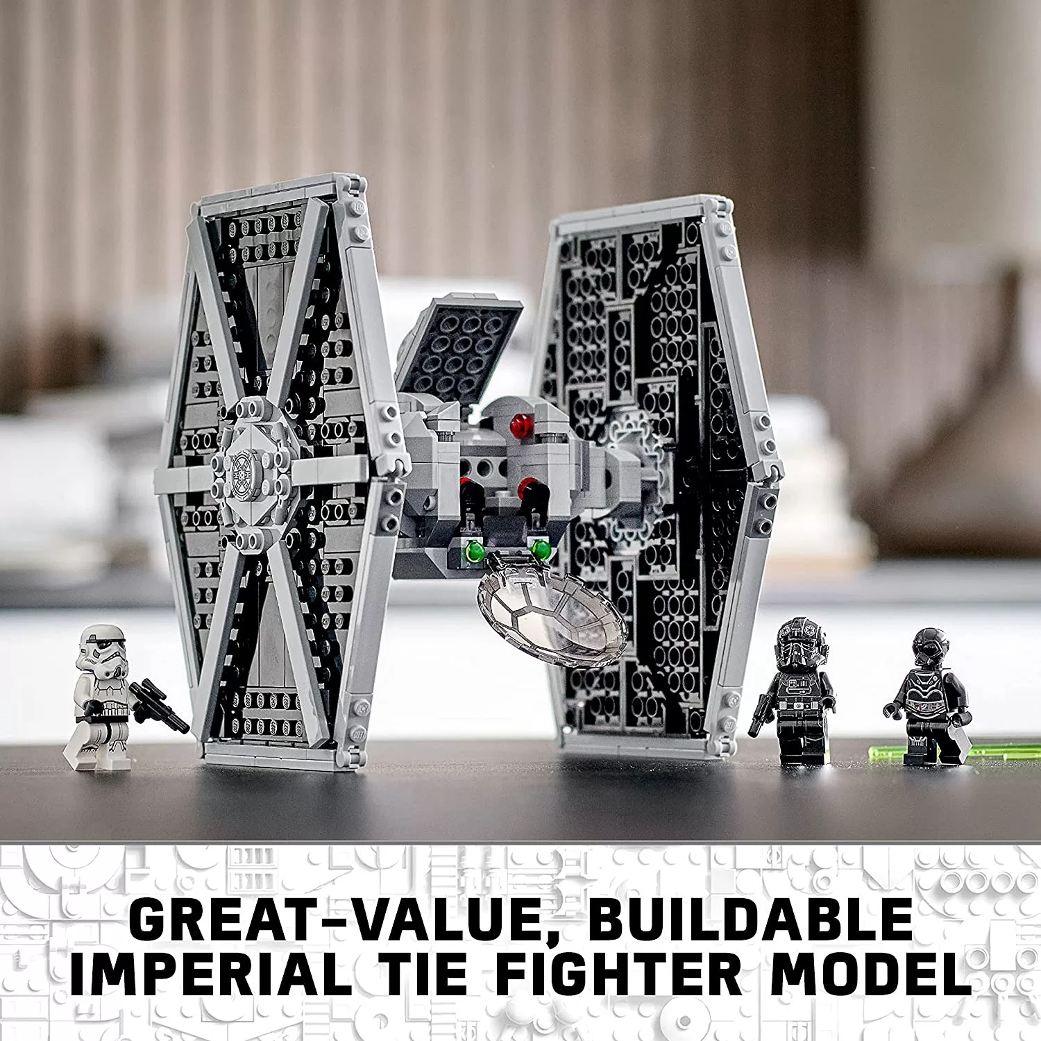 LEGO 75300 Star Wars Imperial TIE Fighter Spielzeug mit Sturmtruppler und Piloten als Minifiguren aus der Skywalker Saga – Bild 14