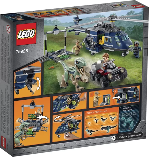 LEGO 75928 Jurassic World Blue's Hubschrauber-Verfolgungsjagd – Bild 7
