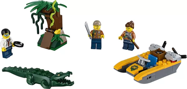 LEGO City 60157 - "Dschungel-Starter-Set Konstruktionsspiel, bunt – Bild 3