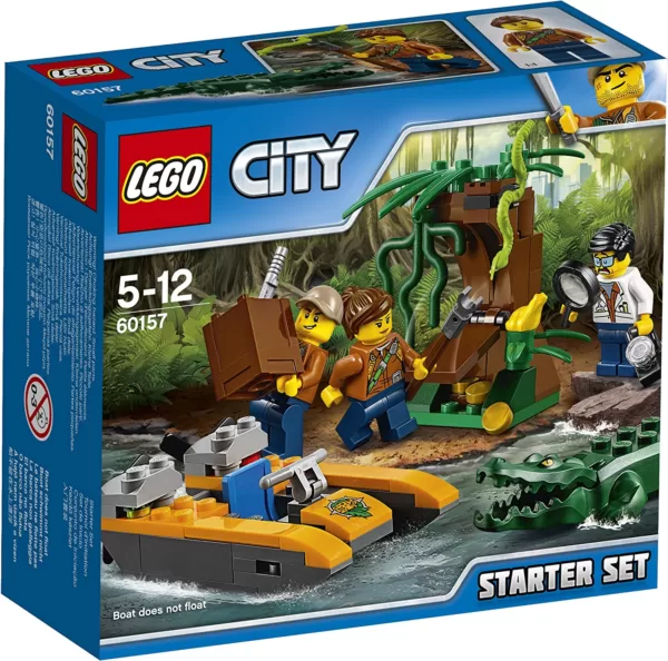 LEGO City 60157 - "Dschungel-Starter-Set Konstruktionsspiel, bunt – Bild 5