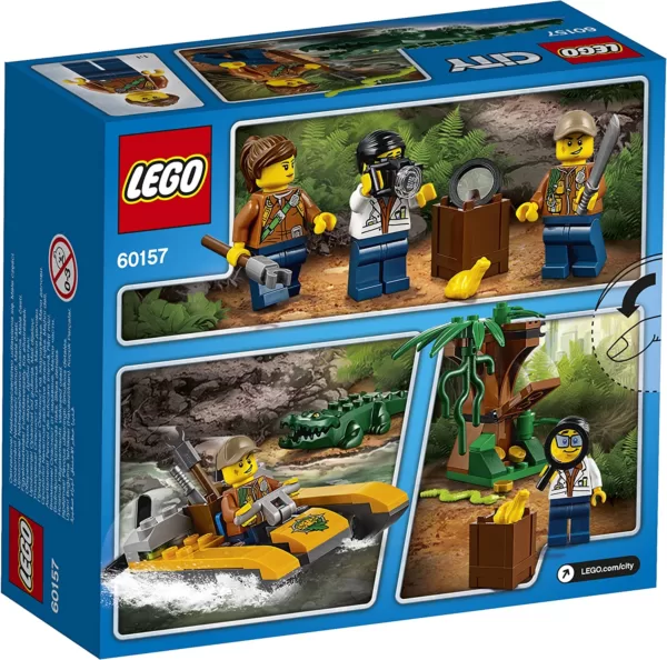 LEGO City 60157 - "Dschungel-Starter-Set Konstruktionsspiel, bunt – Bild 6