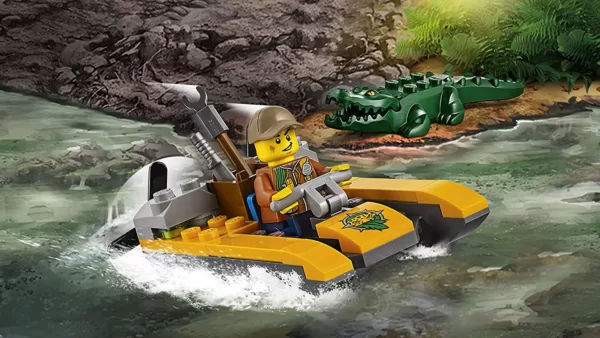 LEGO City 60157 - "Dschungel-Starter-Set Konstruktionsspiel, bunt – Bild 7