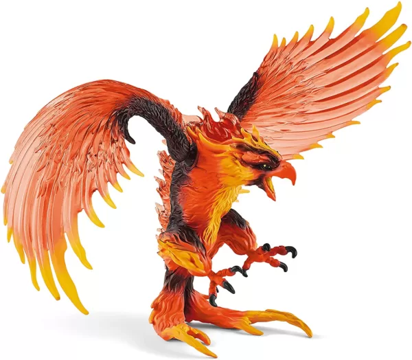 Schleich 42511 Eldrador Creatures Spielfigur - Feueradler, Spielzeug ab 7 Jahren,8.2 x 15.5 x 18 cm – Bild 3