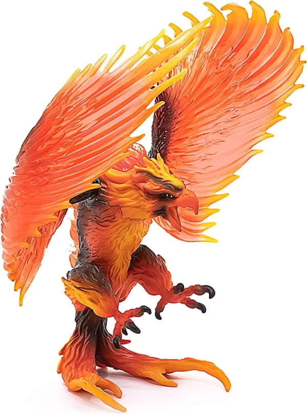 Schleich 42511 Eldrador Creatures Spielfigur - Feueradler, Spielzeug ab 7 Jahren,8.2 x 15.5 x 18 cm – Bild 4