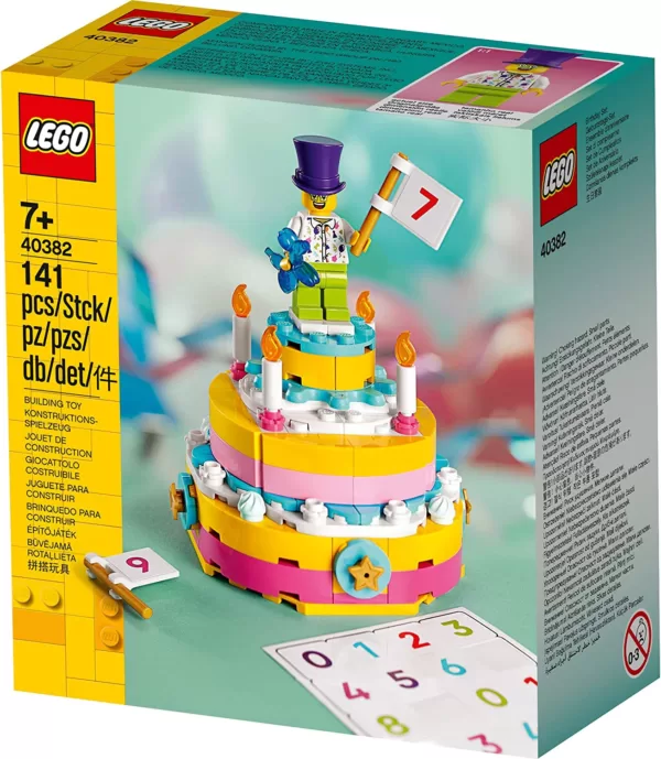 Unbekannt Lego Geburtstagsset 40382 Iconic Geburtstagstorte Birthday